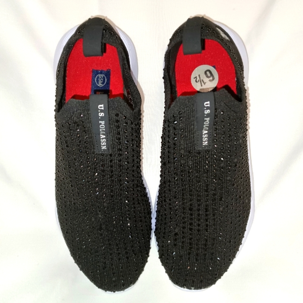 U.S. Polo Assn. Black Women's Sneakers